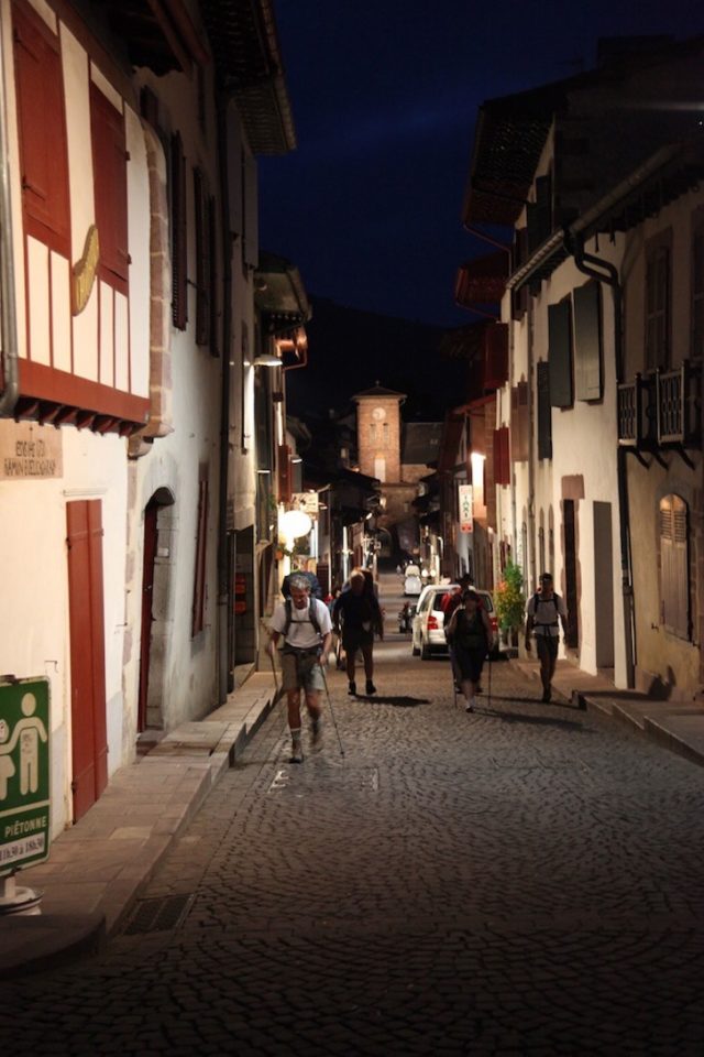 Camino at night
