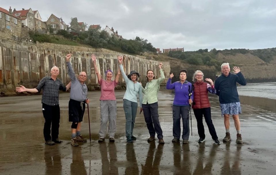 Hikers on the Coast to Coast walk.