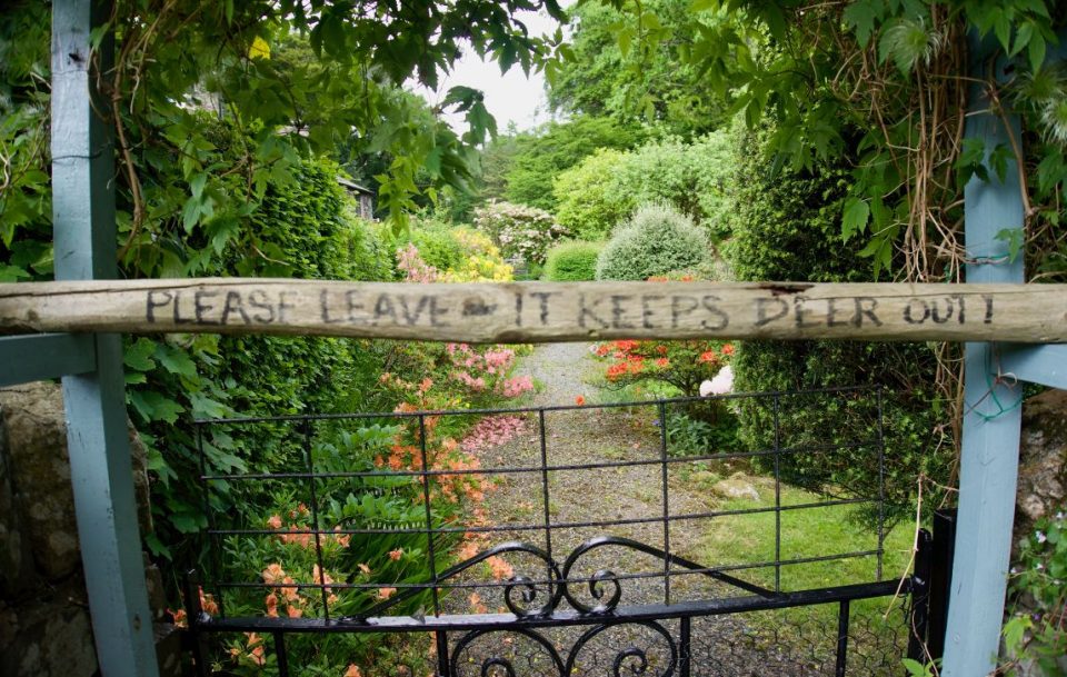 A gate on the Coast to Coast path.