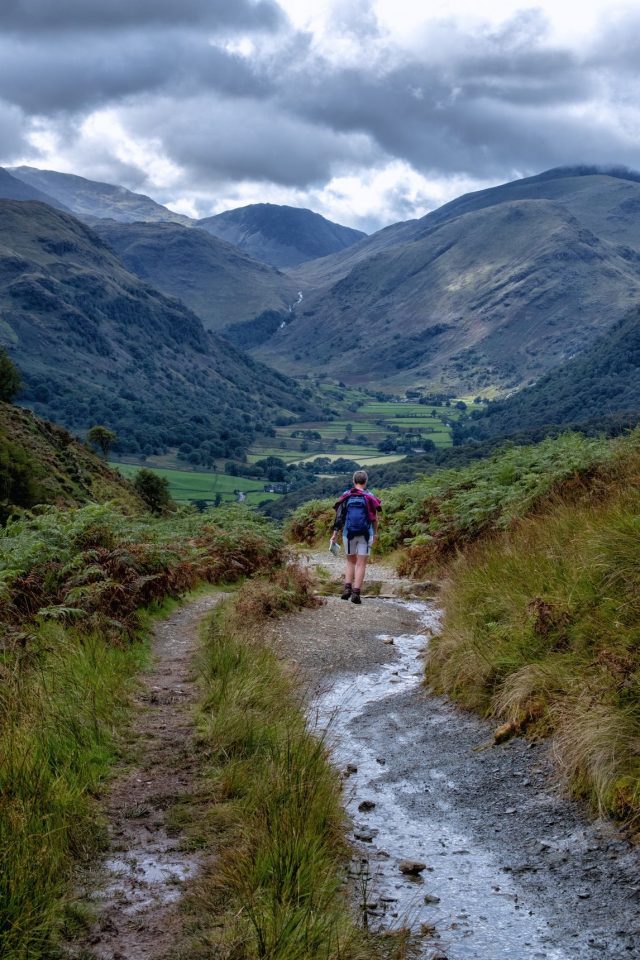 A trail on the Coast to Coast walk. 