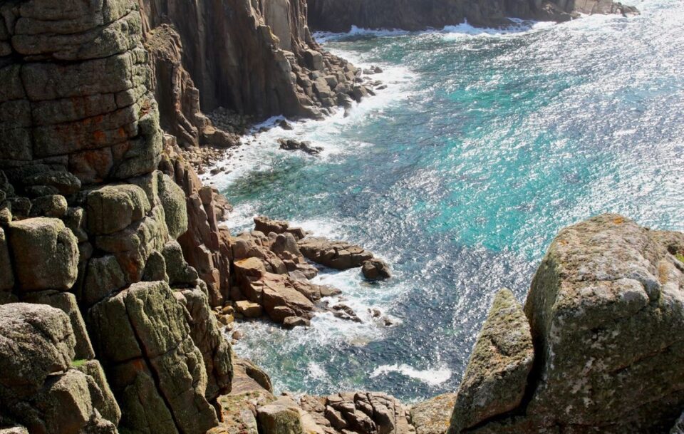 Rocky cliffs along the coast - Cornwall