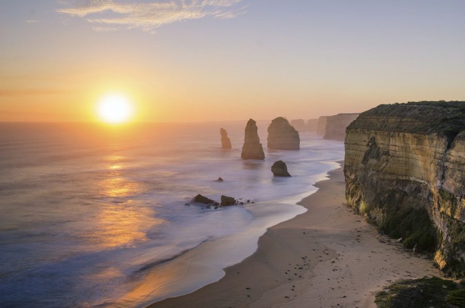 The twelve apostles on the Great Ocean walk.