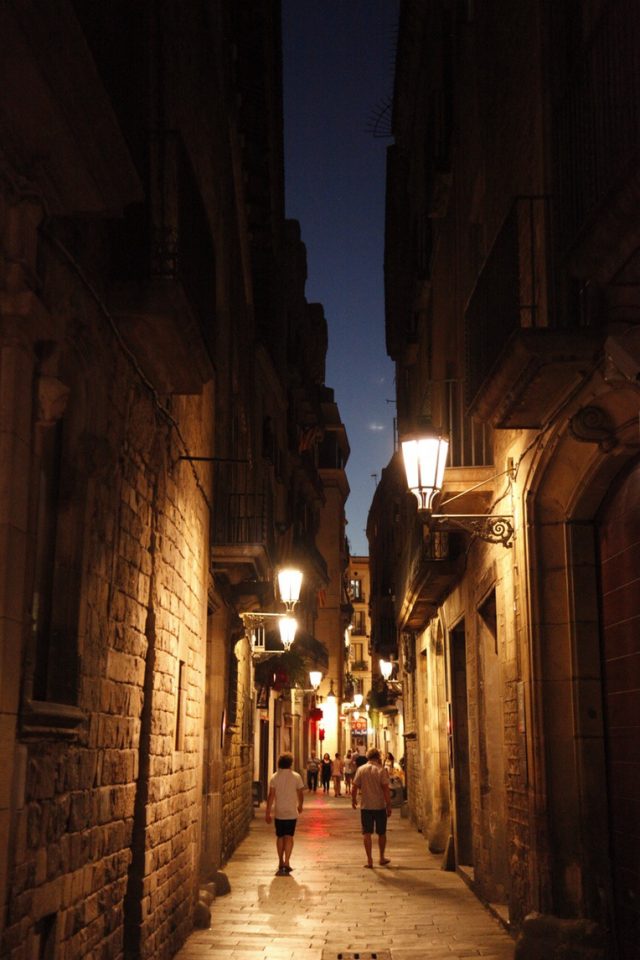 Night time in Spain