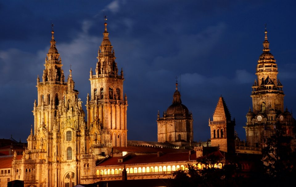 Santiago Cathedral by night Santiago Cathedral by night