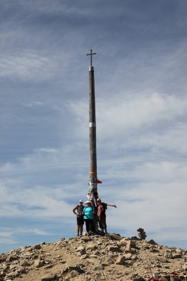 Cruz de Ferro (Iron Cross) standing in Montes de León.