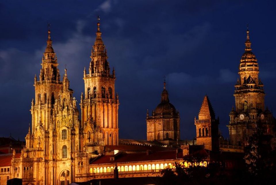 Camino Cathedral at night