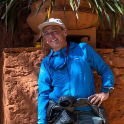 Head shot of Julien Temple, International Mountain Leader for European Alps and Norway