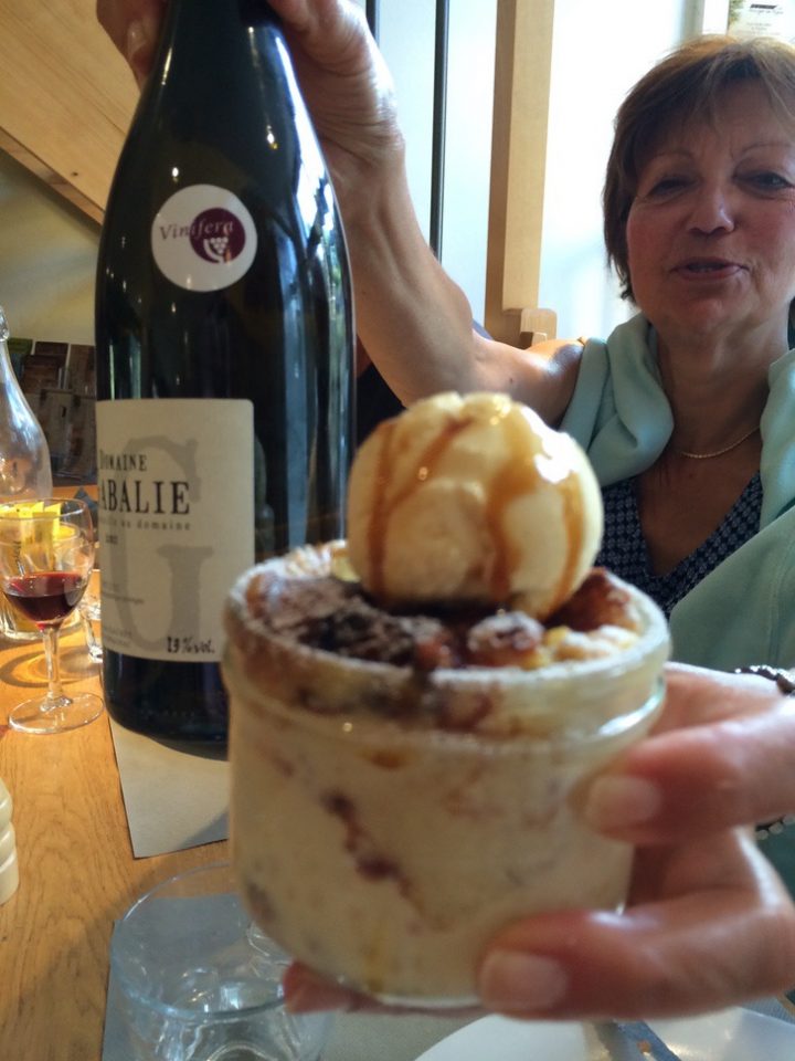 Food along the Le Puy walk.