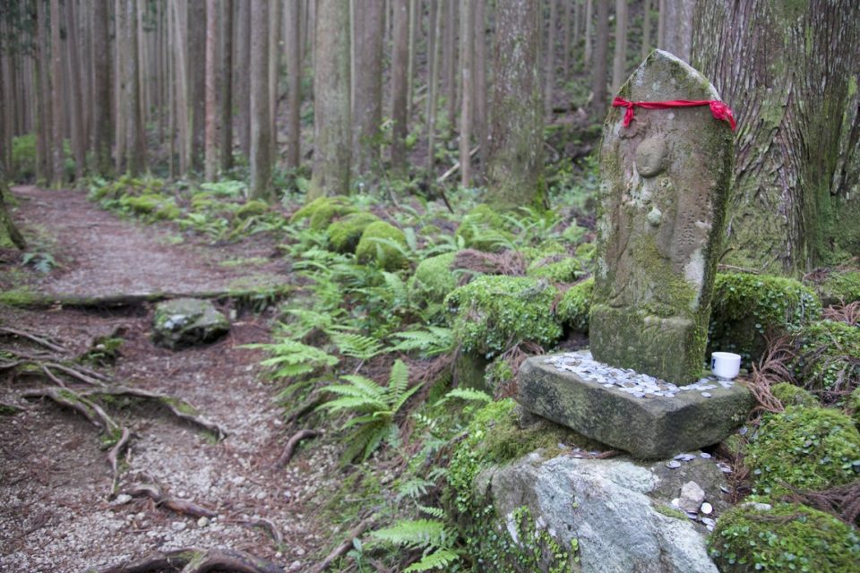Kumano Path and Budhhist marker