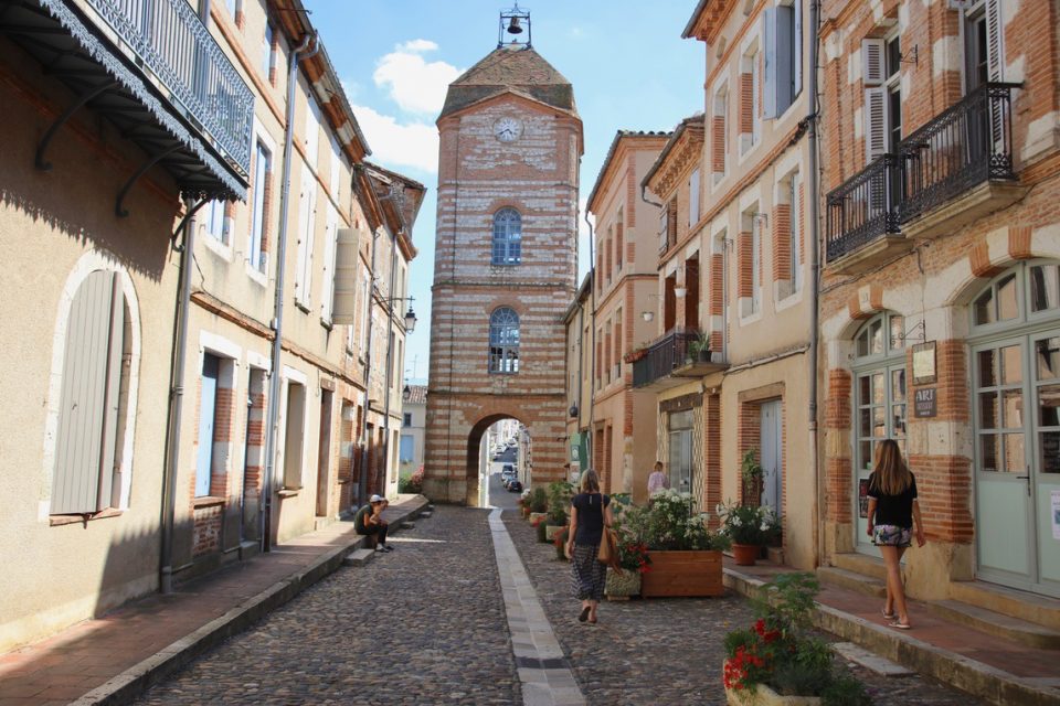 Old buildings on the Le Puy walk.