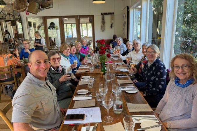 RAW Staff with walkers Mornington Peninsula Lunch
