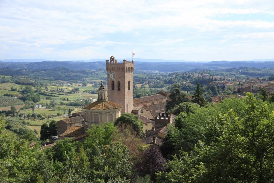 Town on Italian Camino.