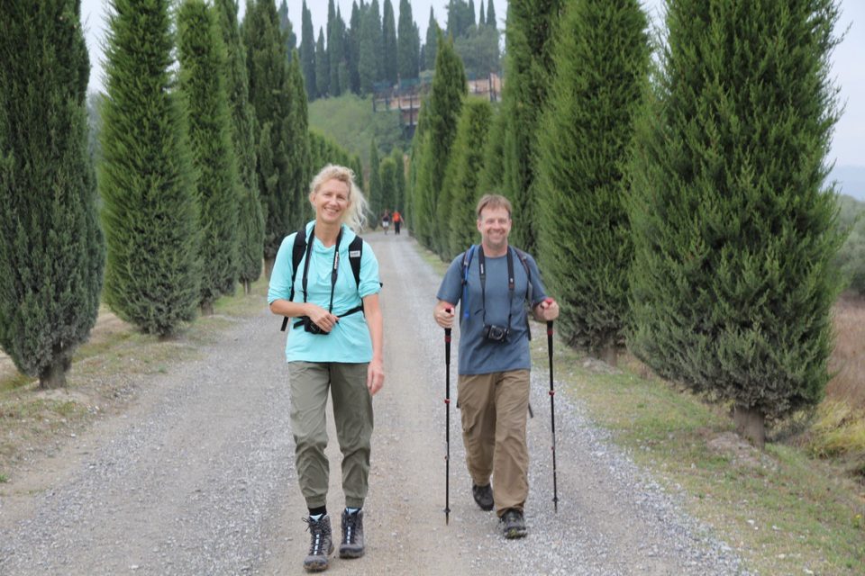 Via Francigena walkers