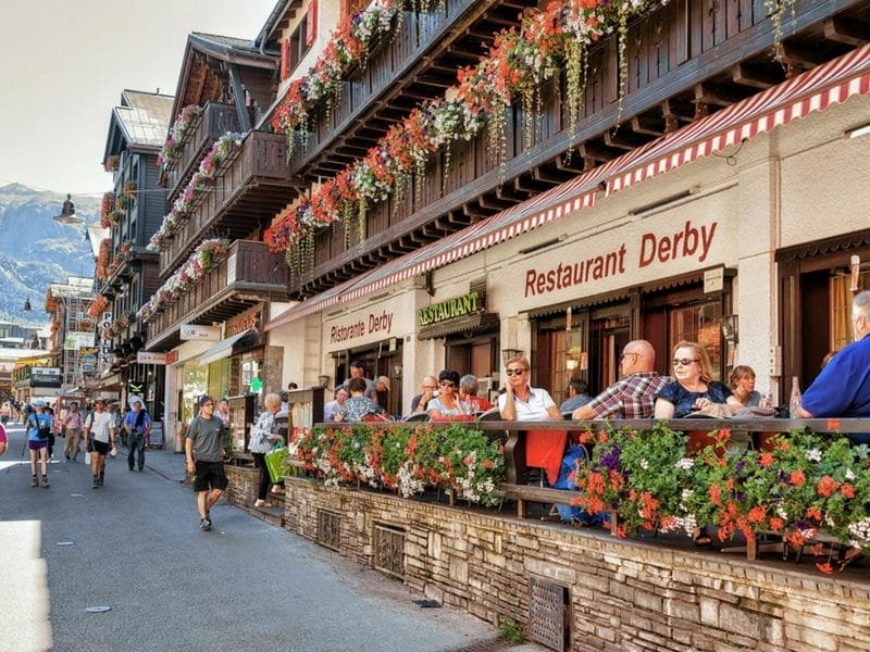 European Alps Zermatt Village