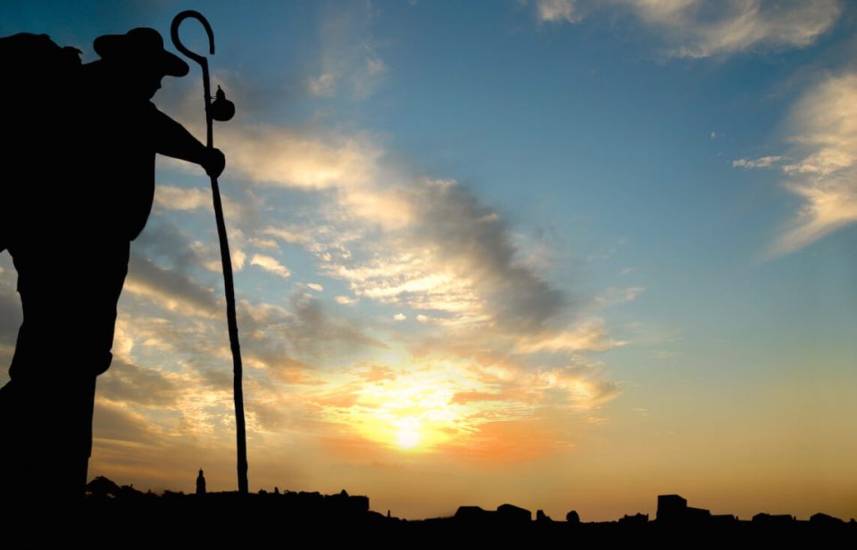 Independent_adventures_camino_walks_shutterstock_231750109 Pilgrim along trail of Camino