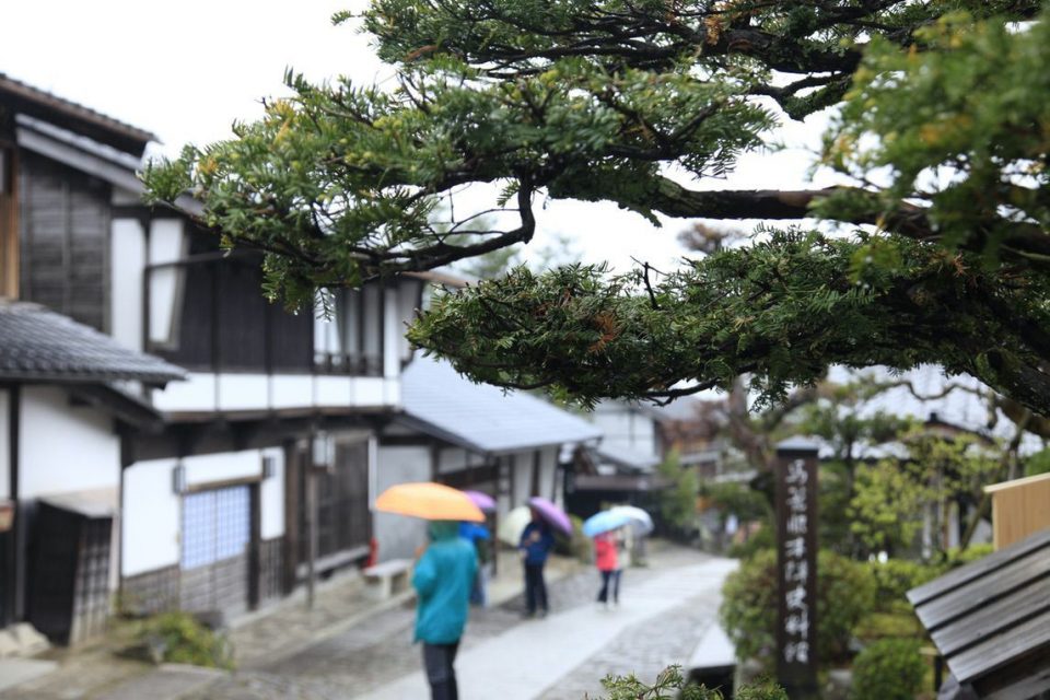 Walkers along Nakasendo Way