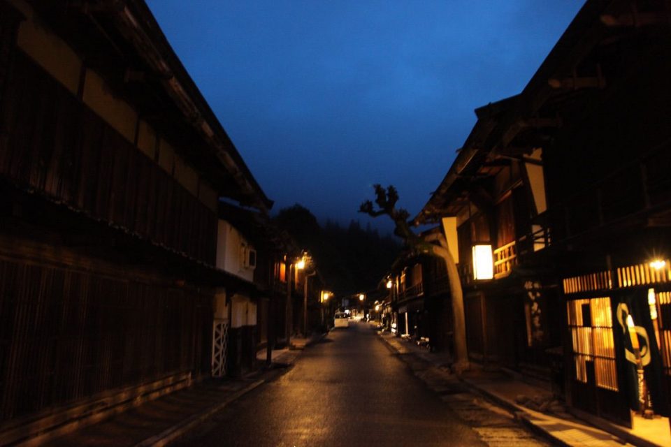 Nakasendo Way at night