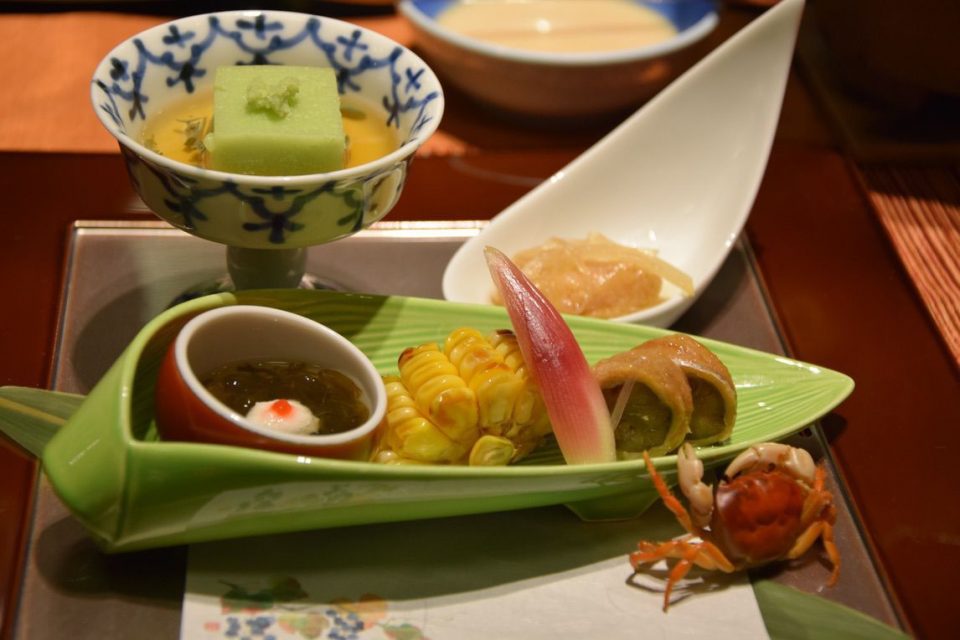 Bowl of traditional Japanese food