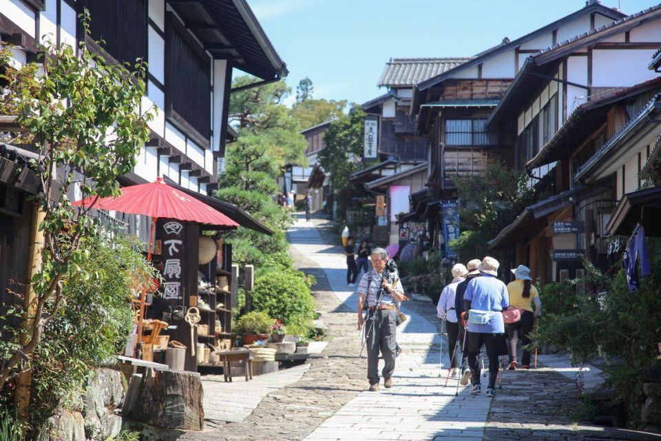 Nakasendo Way buildings and street