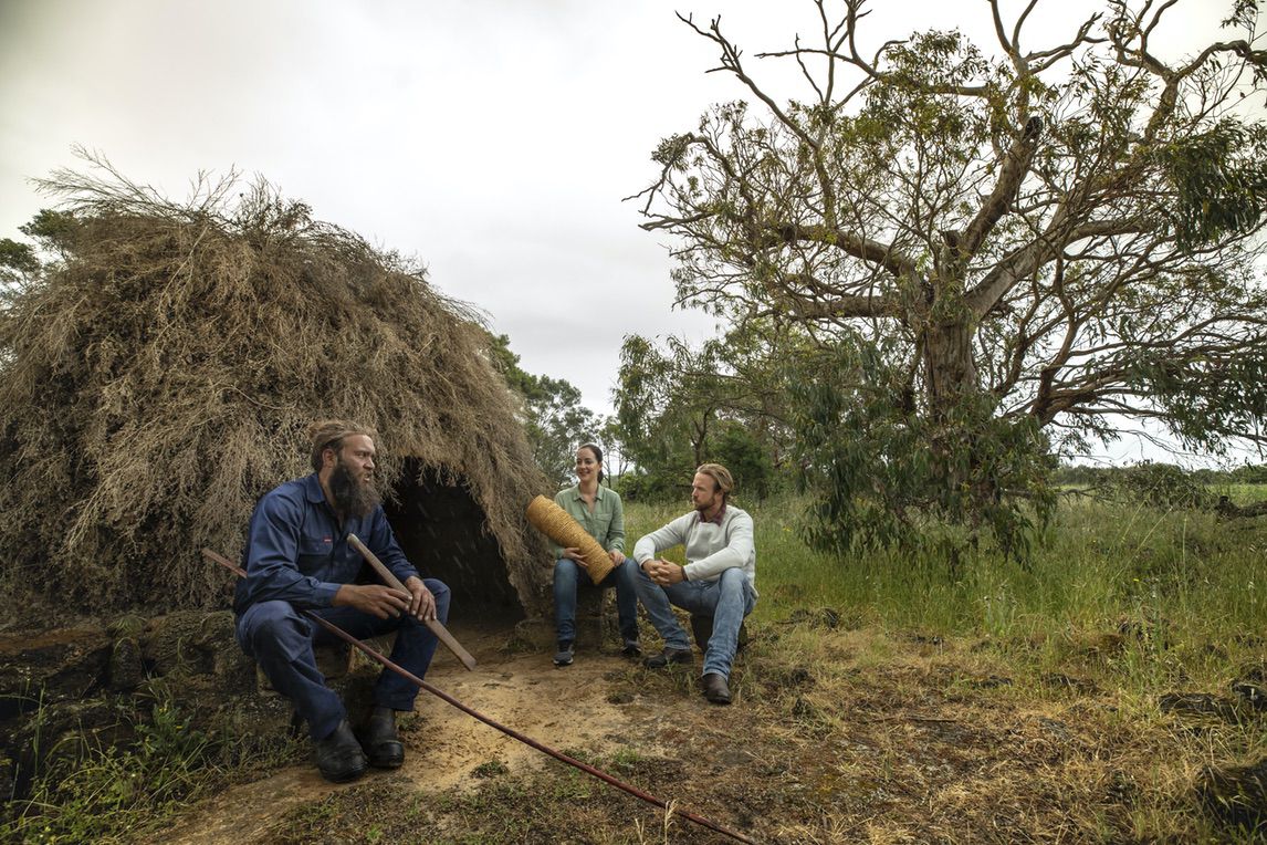 Guided tour at Budj Bim Visit Victoria Aboriginal Shoot October 2018