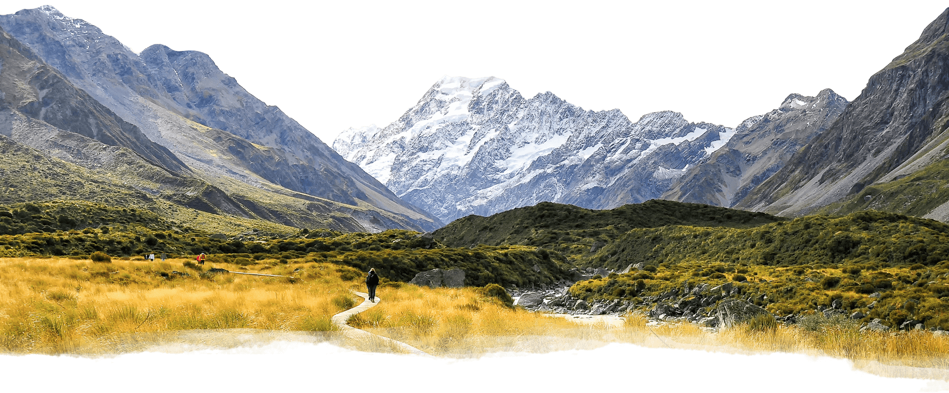 Landscape from New Zealand walk