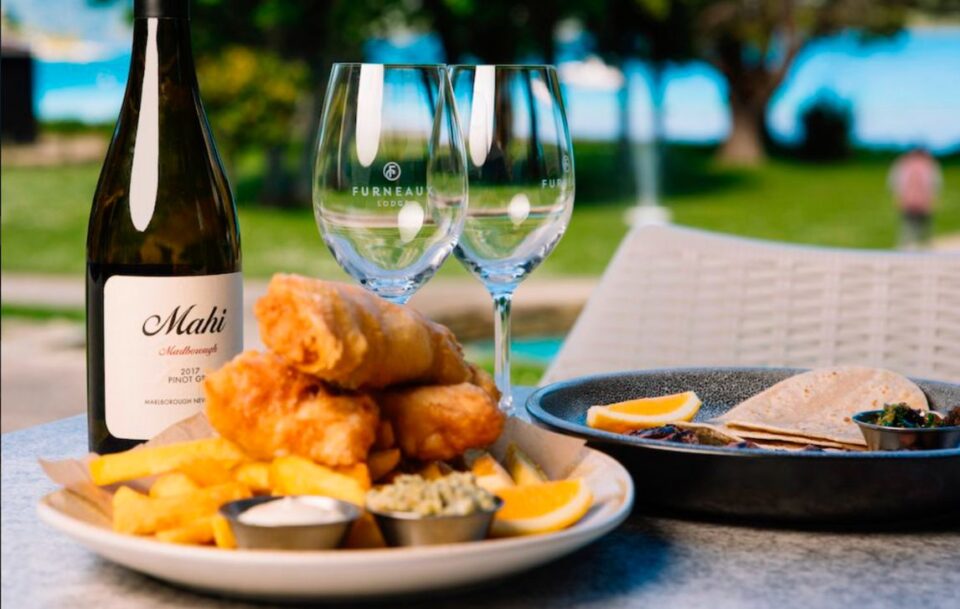 Stunning wine and meals in Furneaux