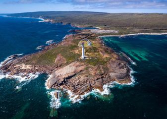 Walk Cover Image Cape to Cape Aerial view of the cape from the ocean.