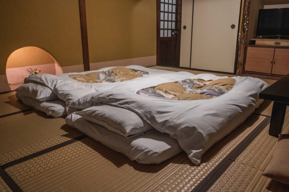 Ryokan, bedding, Japan