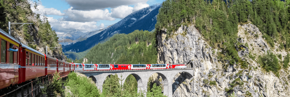 Swiss rail and hike