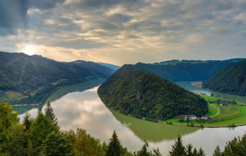 Stunning scenery on the Danube.