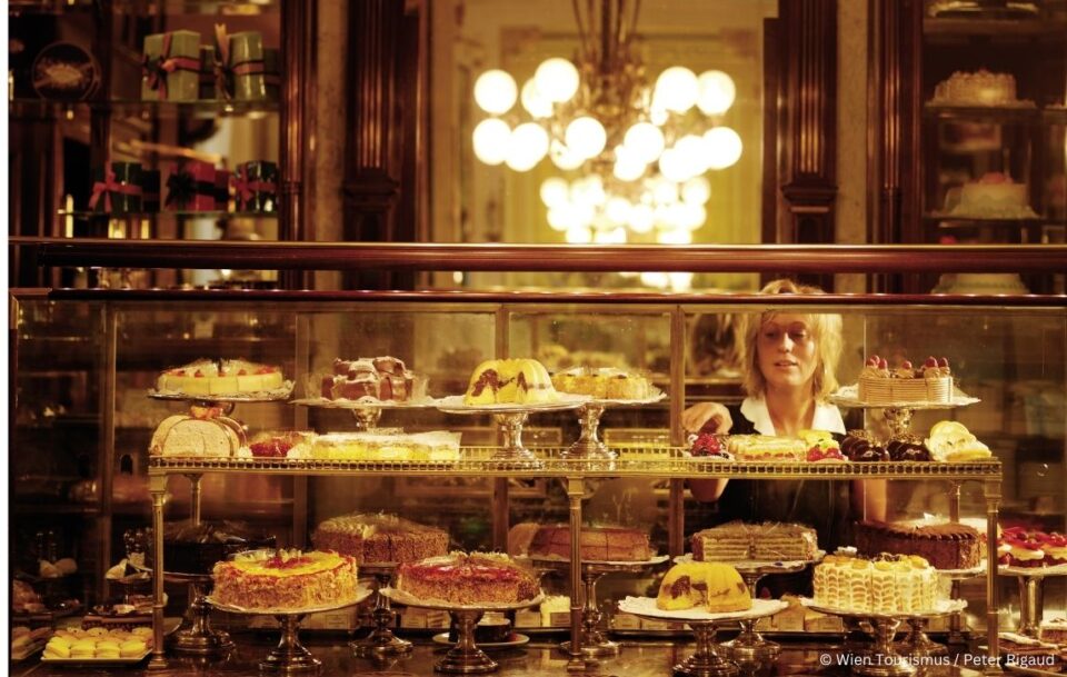 A patisserie on Danube Cycling path.