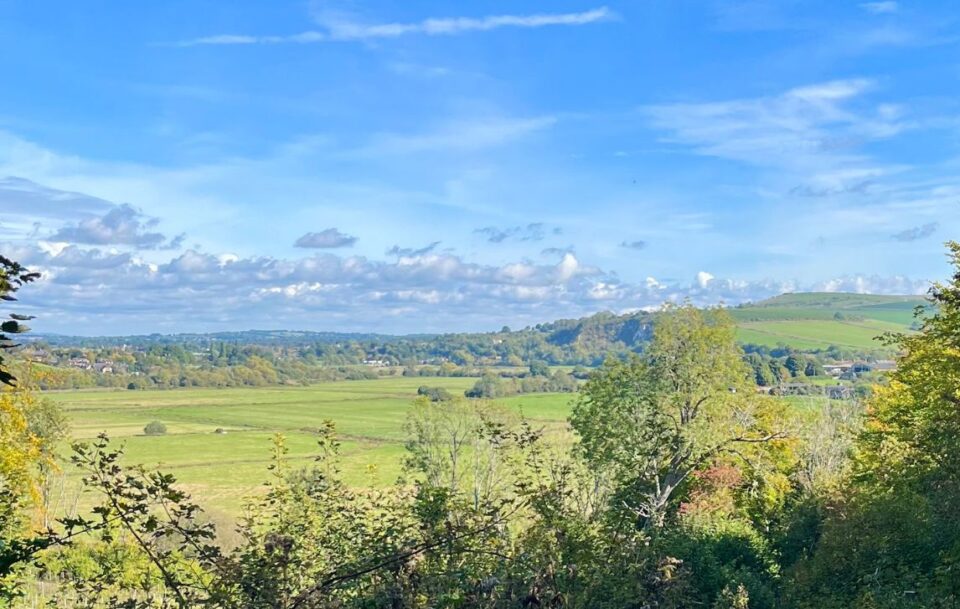 Stunning views across the landscape on the South Downs Way.