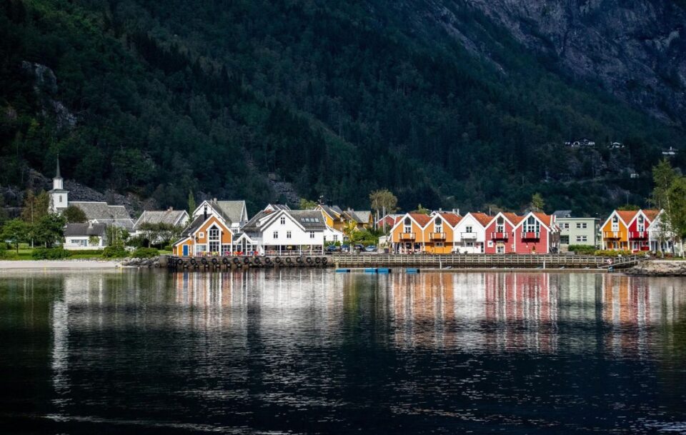 Village on the water Norway
