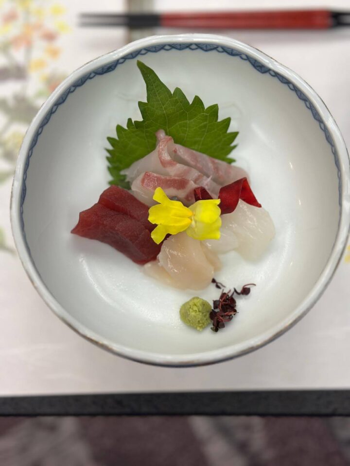 Sashimi Japanese Food Nakasendo Way Artistic presentation