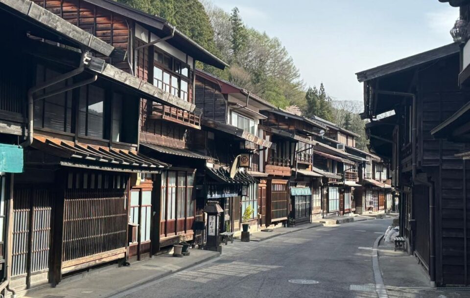 Japan Nakasendo Old Buildings old street