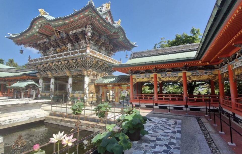 Ornate temple, Shimanami Kaido