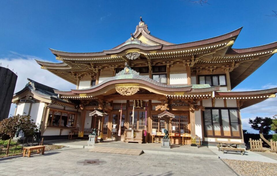 Japanese temple, Michinoku Coastal Trail