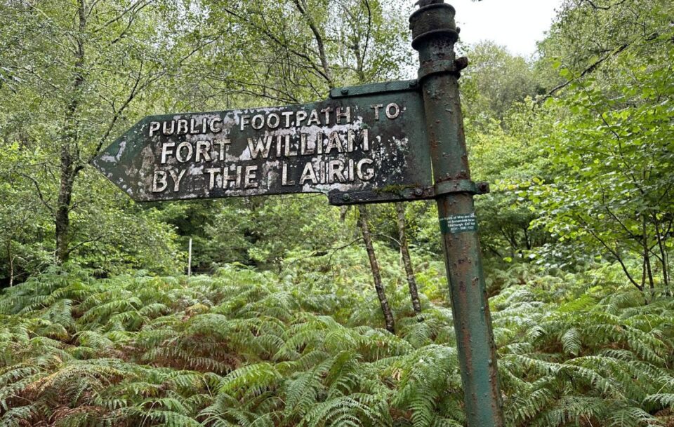 West Highland Way route marker