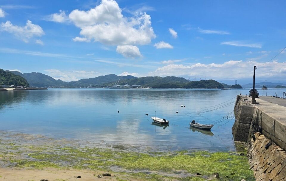 Small boats in the harbour, Seto Inland Sea