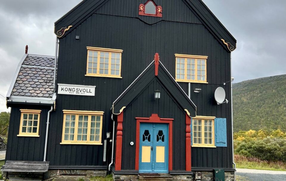 Kongsvoll train station in the Dovrefjell national park, Norway.