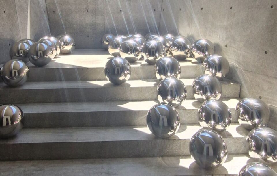 Naoshima Island Japan Balls in Narcissus Garden