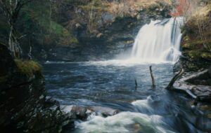 Waterfall near Inverarnan on the West Highland Way, Scotland