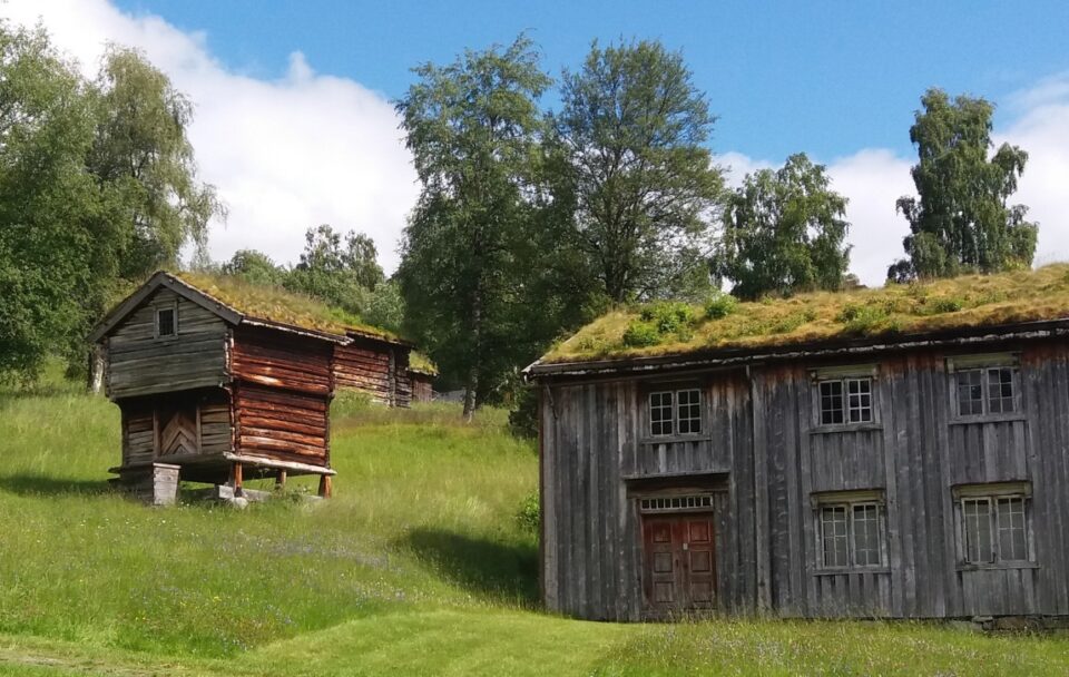 Norway. Houses St Olav's Way