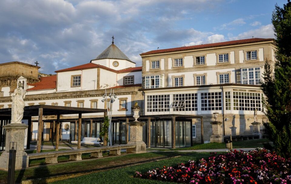 Camino Ingles building Spain