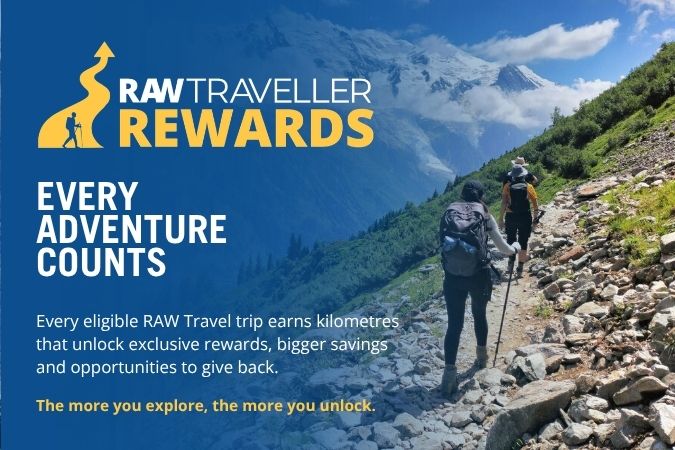RAW Traveller Rewards