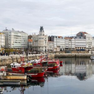 Camino Ingles, Harbour, Spain