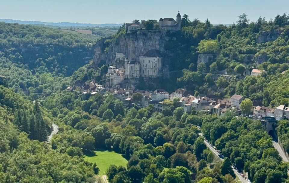 Rocamadour, view from afar. France.