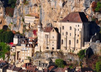 Rocamadour, France. Le Puy Camino