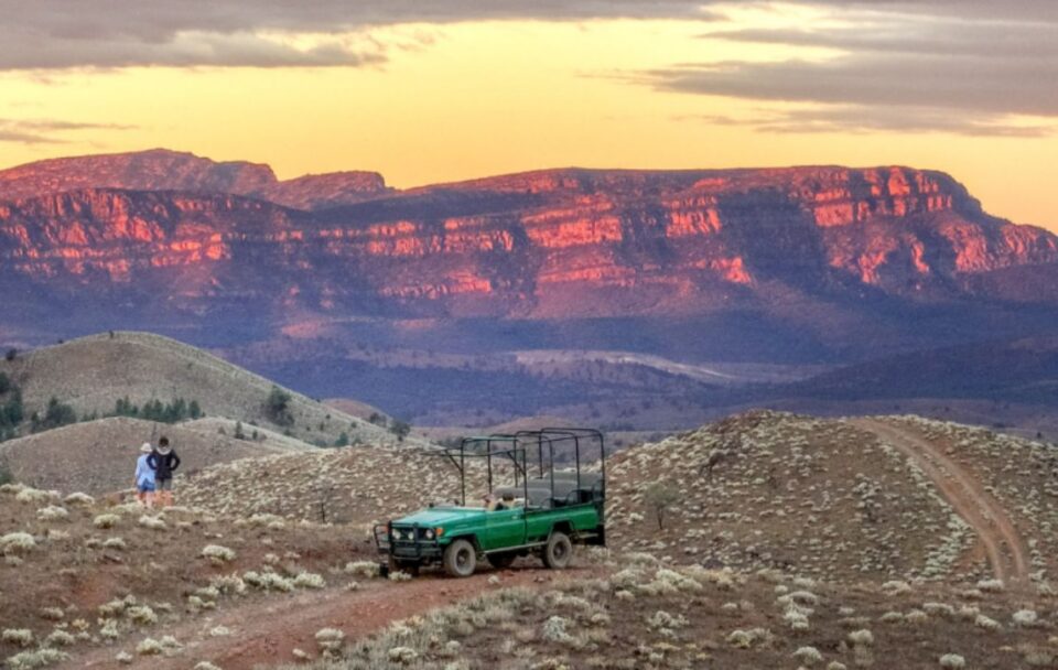 4WD Jeep brings you to Flinders Ranges Arkaba