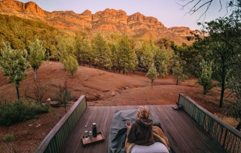 Sleeping swag glamping Arkaba